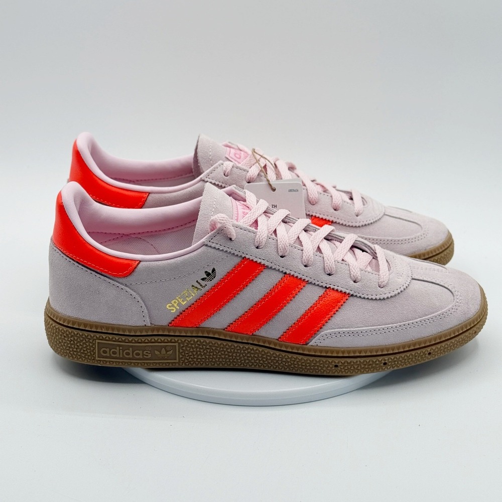 Adidas Handball Spezial W Sneakers Size 7.5 Pink/Orange/Gum JS0250 NEW - Picture 6 of 10